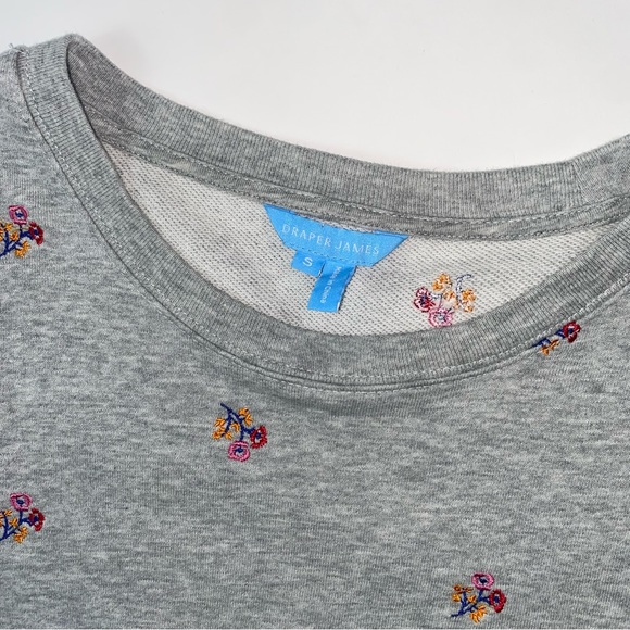 Draper James #616 Floral Gretchen Sweatshirt Dress S Small - Picture 6 of 8